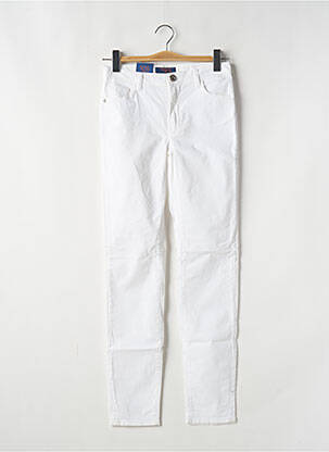 Lieknos kelnės aukšta talija aukšta talija baltas TRUSSARDI JEANS moteris