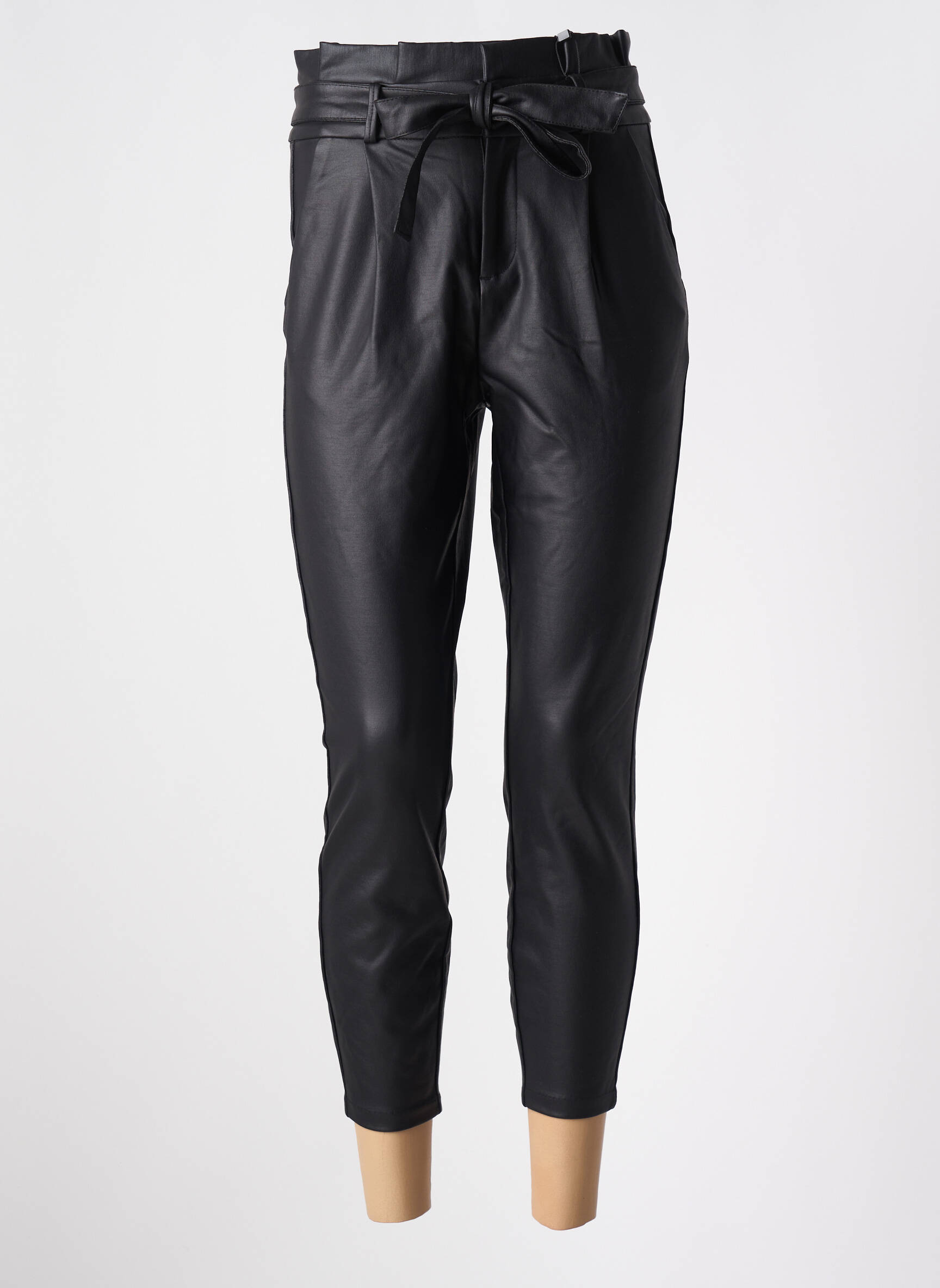 7/8 kelnės aukšta talija aukšta talija juodas VERO MODA moteris