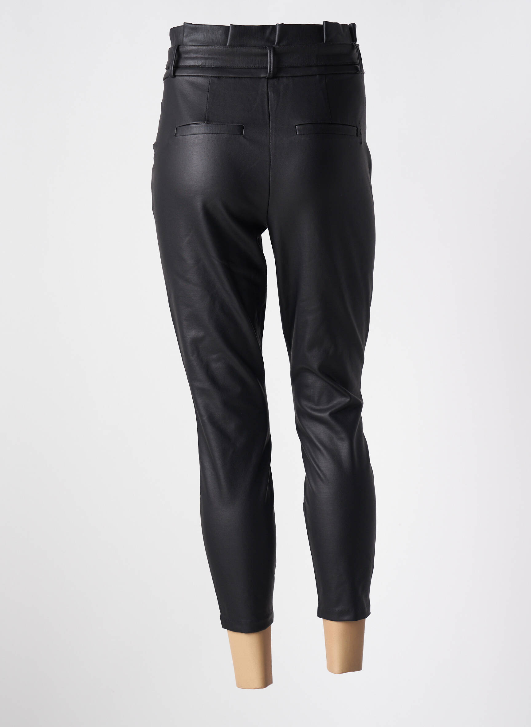 7/8 kelnės aukšta talija aukšta talija juodas VERO MODA moteris