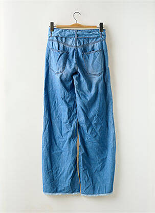 Plačios džinsai pincetų dydis aukšta talija mėlyna BSB moteris