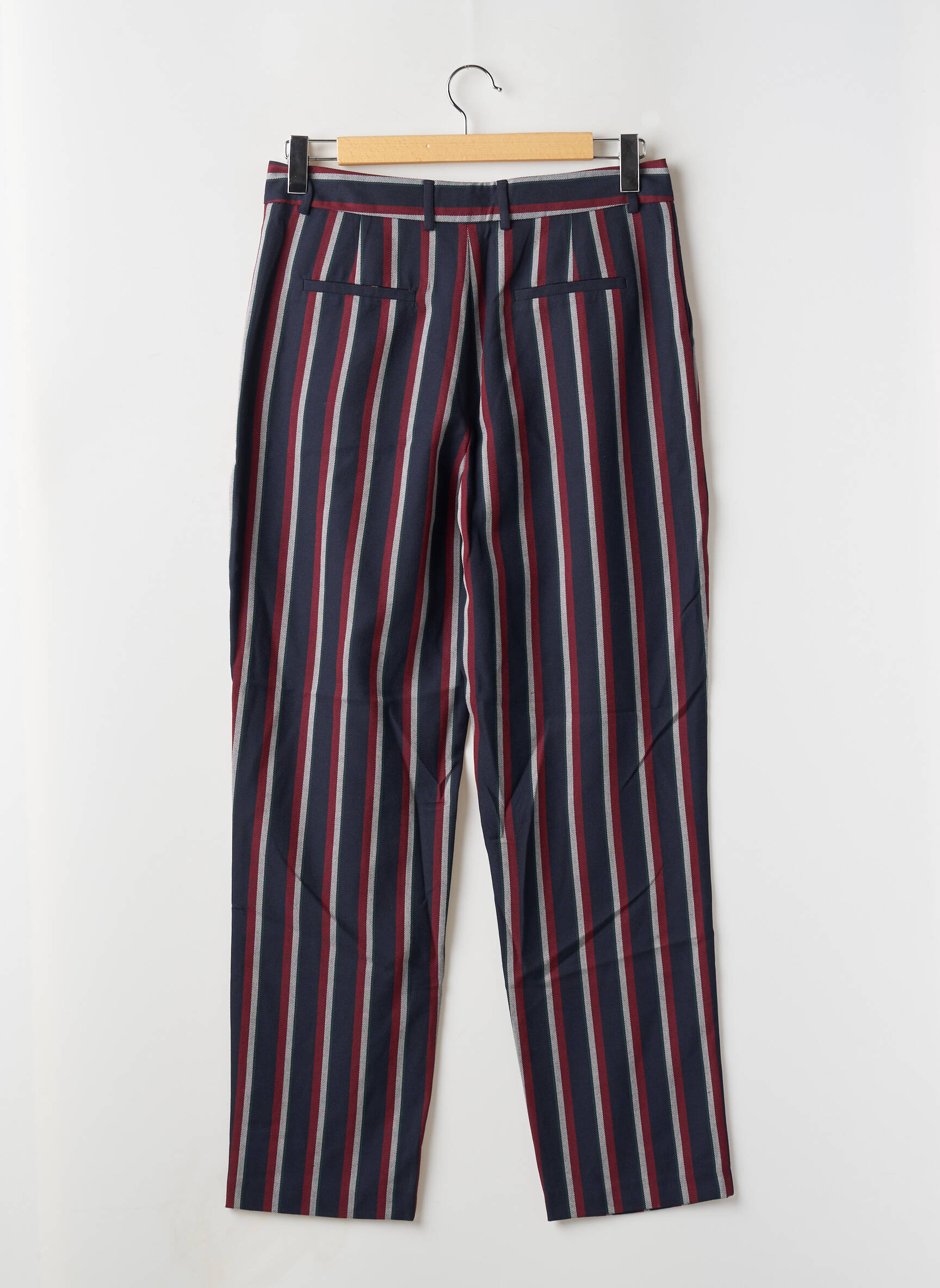 Tiesi kelnė pincetų dydis aukšta talija mėlyna PEPE JEANS moteris