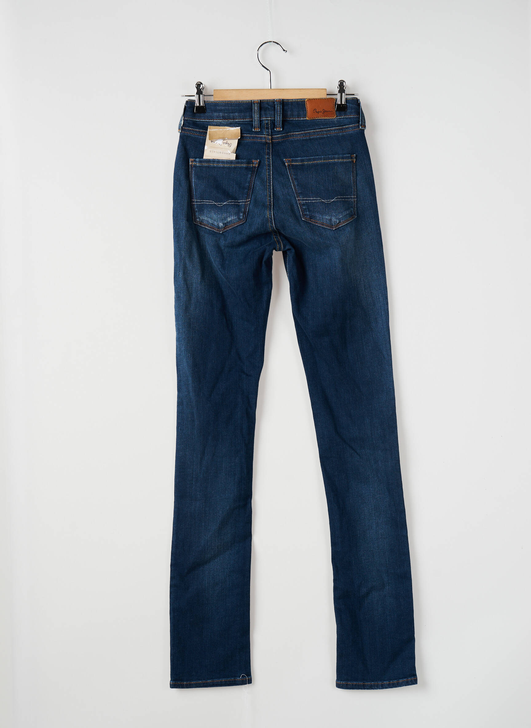 Lieknos džinsai kišenės mėlyna PEPE JEANS moteris