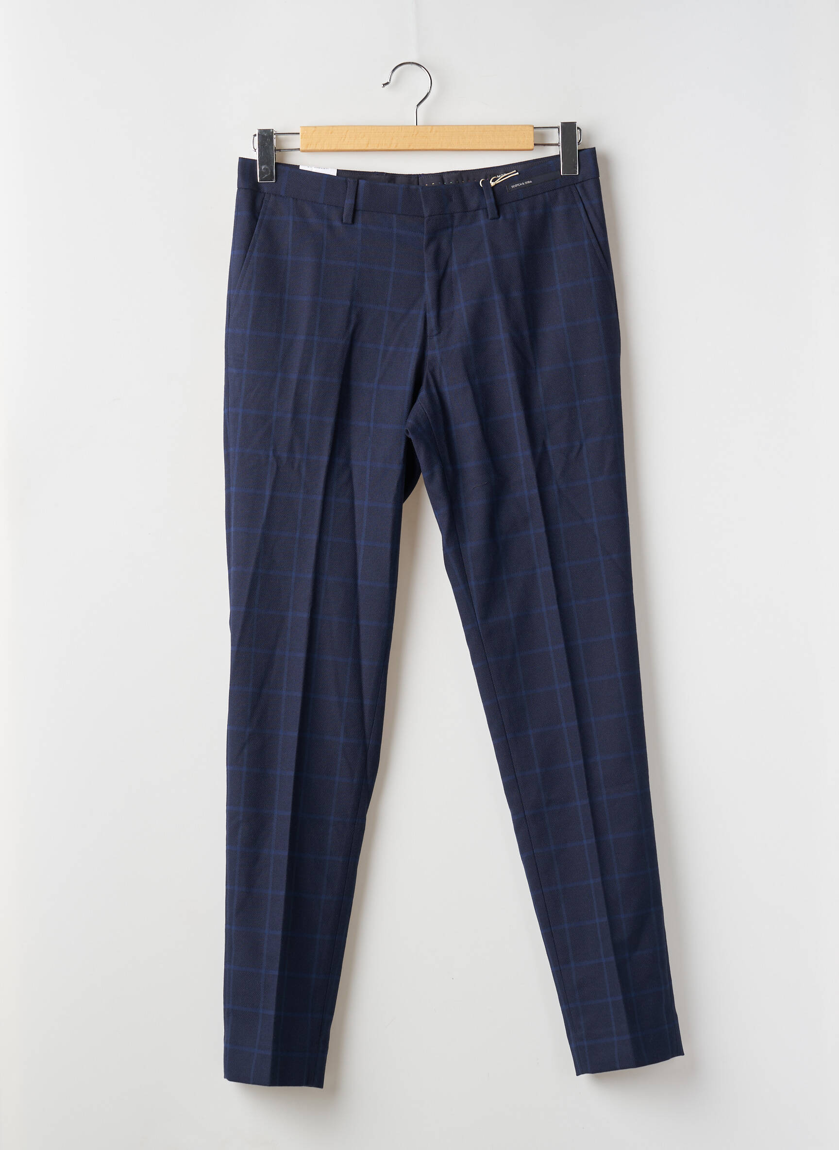 Chino kelnė užtrauktukas po atvartu su kabliu normala dydis mėlyna SCOTCH & SODA vyras