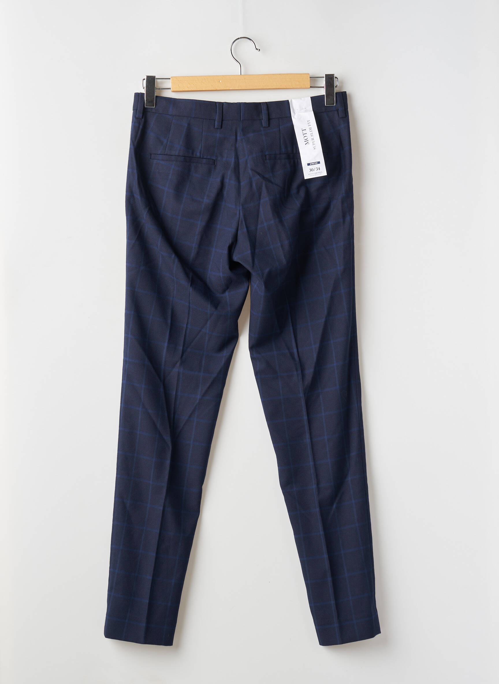 Chino kelnė užtrauktukas po atvartu su kabliu normala dydis mėlyna SCOTCH & SODA vyras