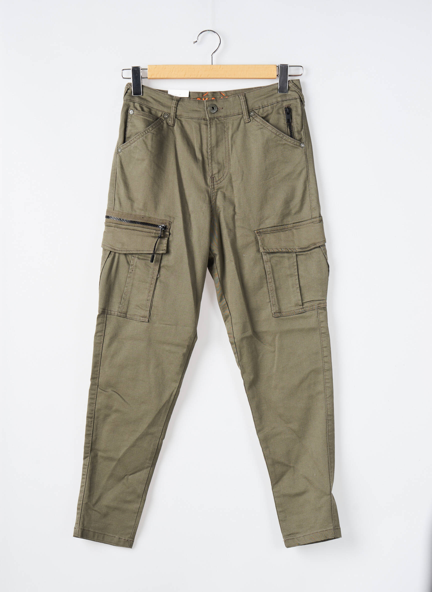 Kargo kelnė kišenės žalias JACK & JONES vyras