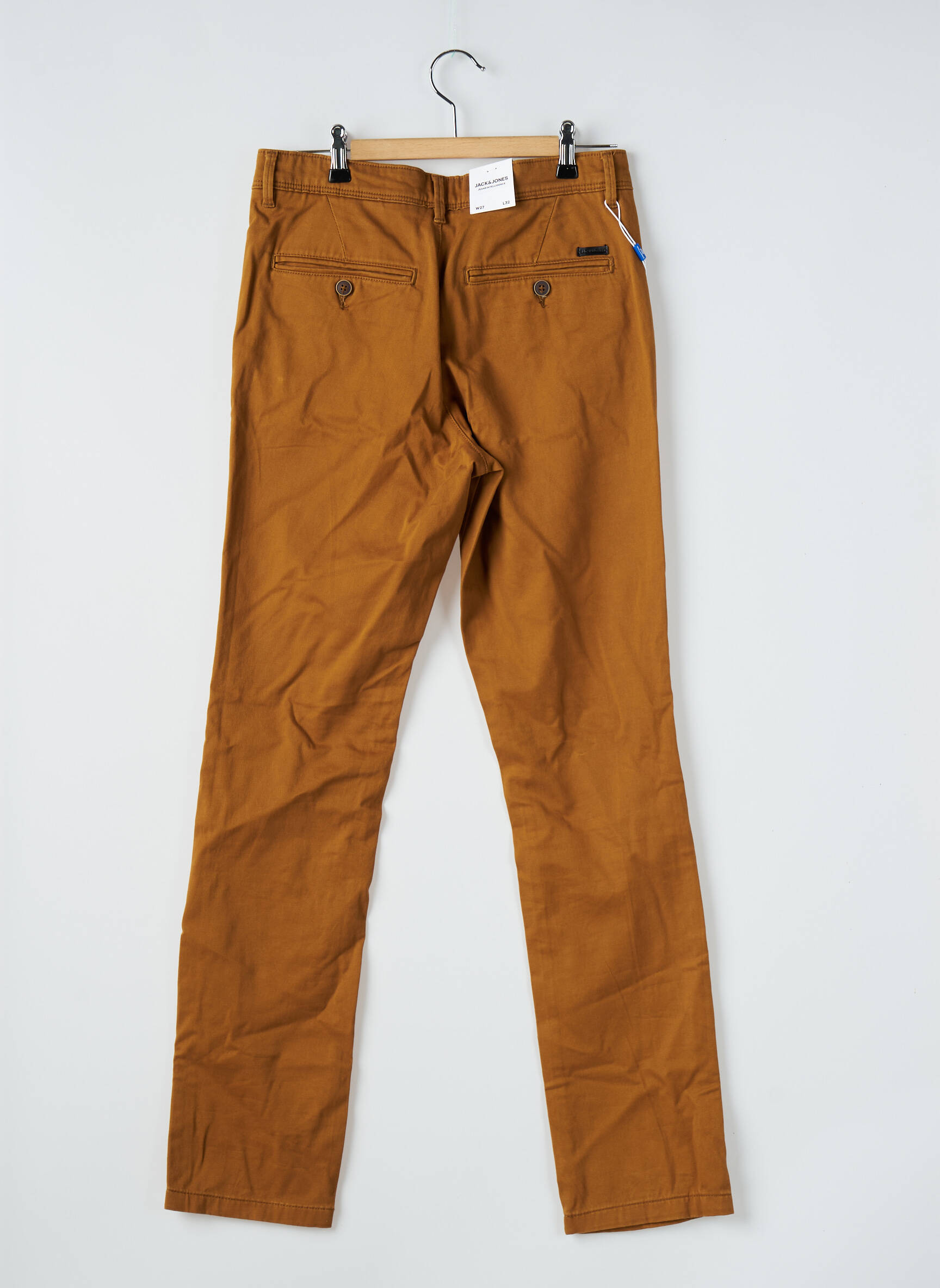 Chino kelnė tamprumas normala dydis rudas JACK & JONES vyras
