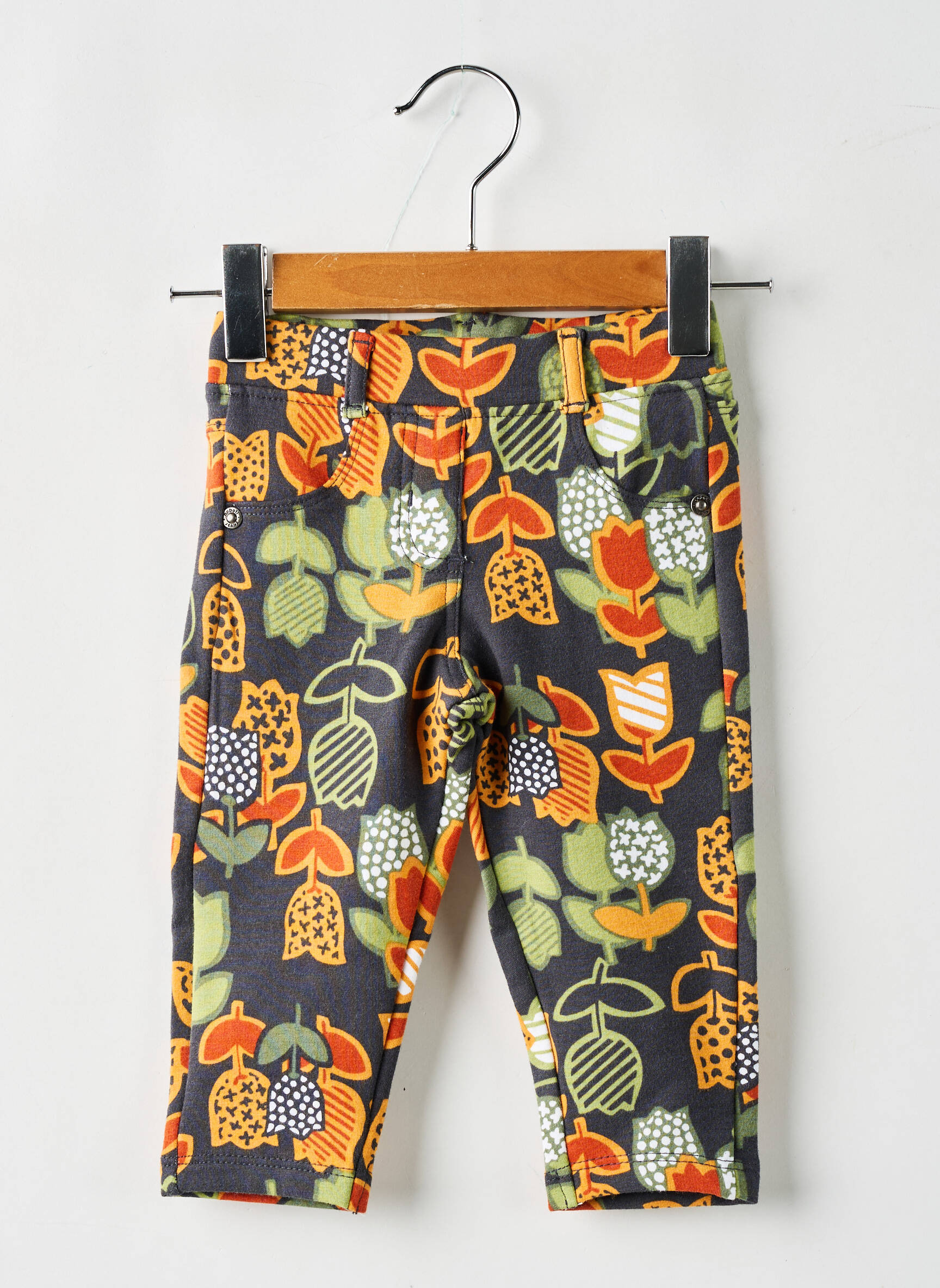 Jegging netikros kišenės elastinė dydis pilka BOBOLI mergina