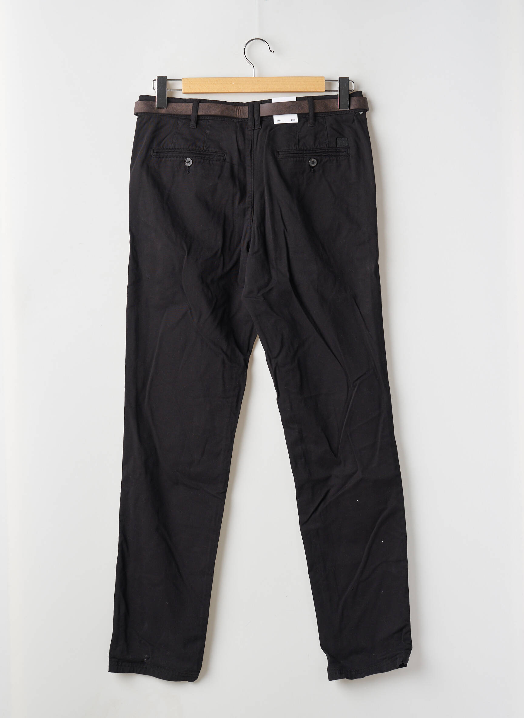 Chino kelnė tamprumas normala dydis juodas JACK & JONES vyras
