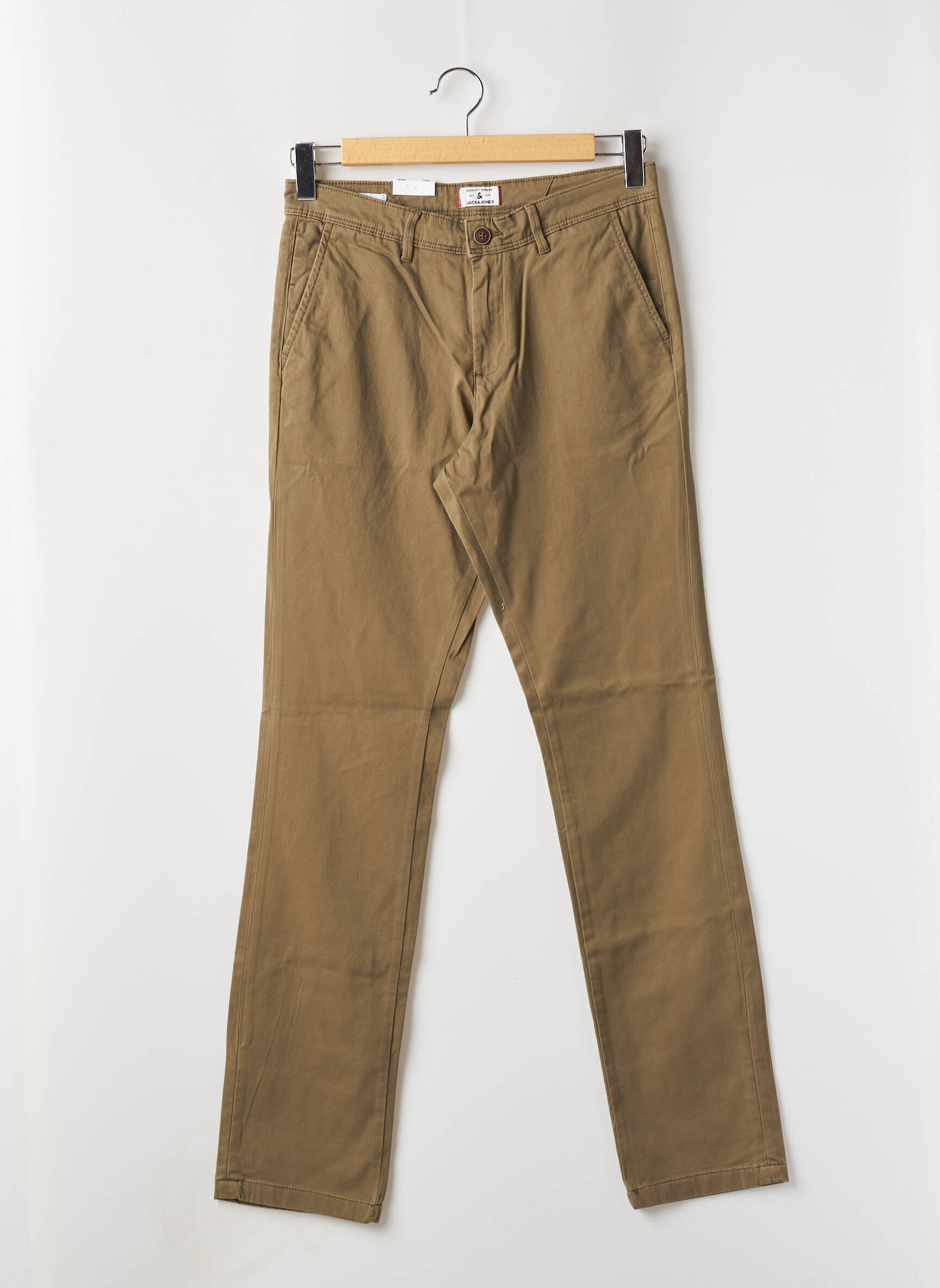 Chino kelnė kišenės rudas JACK & JONES vyras