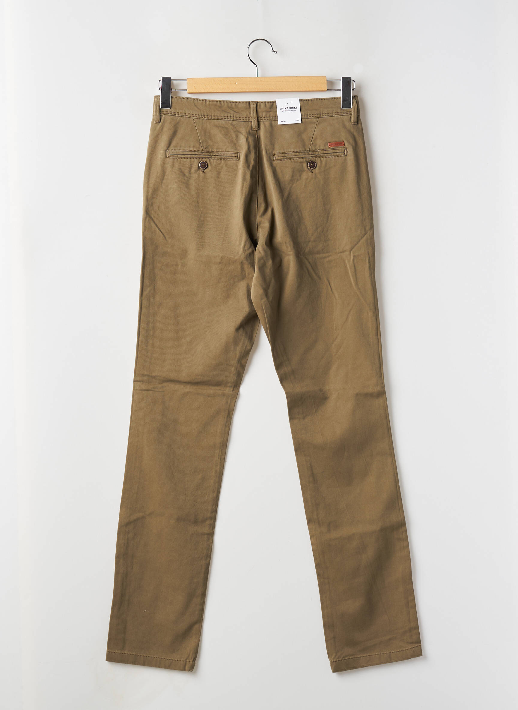 Chino kelnė kišenės rudas JACK & JONES vyras