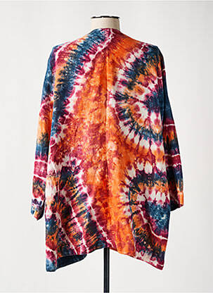 Kimono striukė ilgos rankovės oranžinė CHARLIE JOE moteris