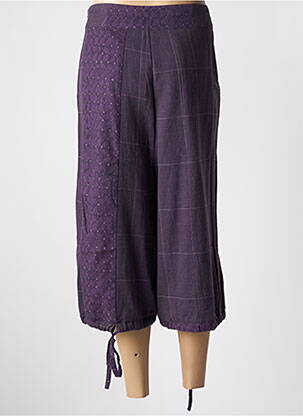 Pusilgių kelnių kišenės violetinis MAIS IL EST OU LE SOLEIL moteris