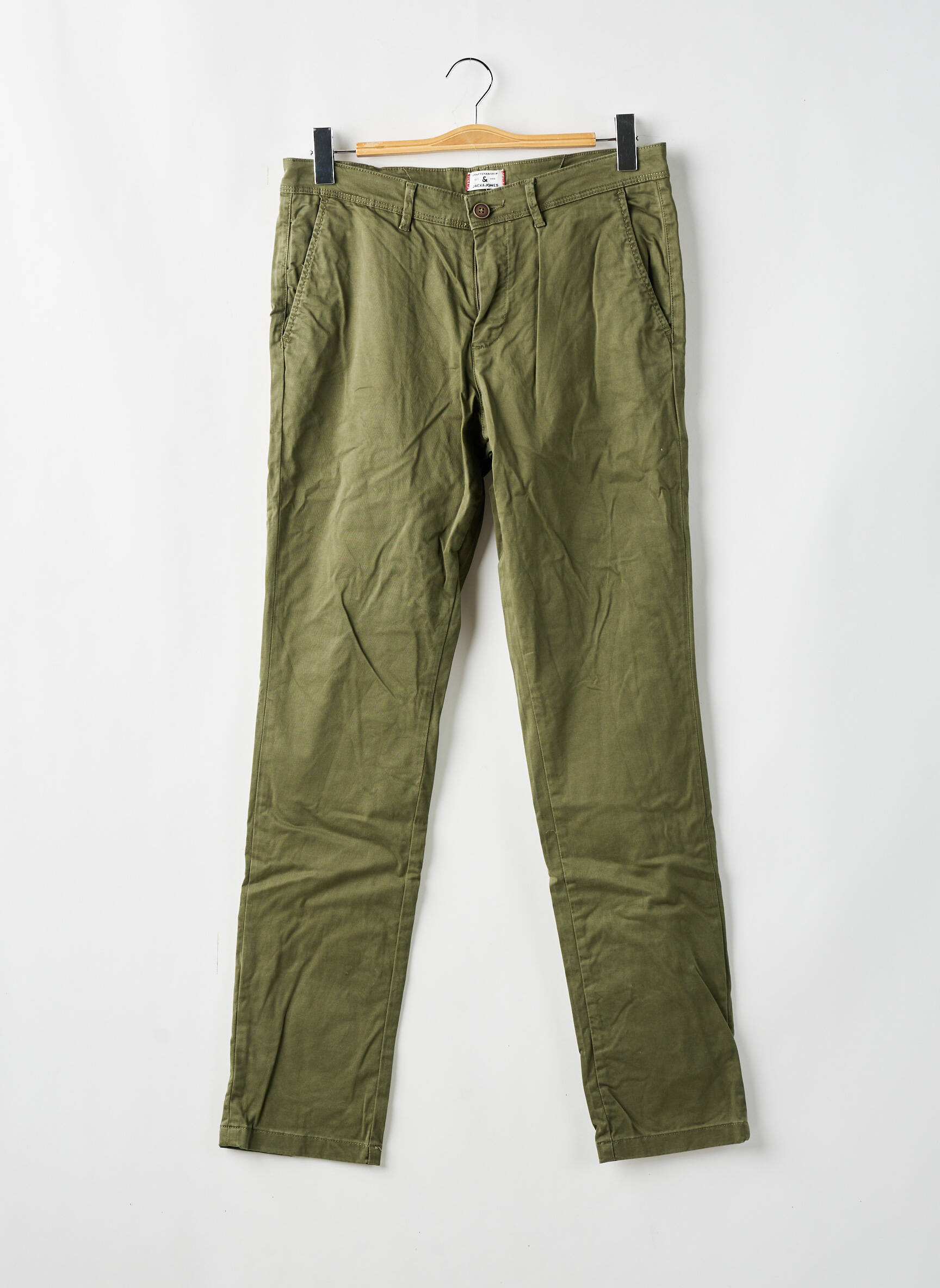 Chino kelnė tamprumas tamsiai žalia JACK & JONES vyras
