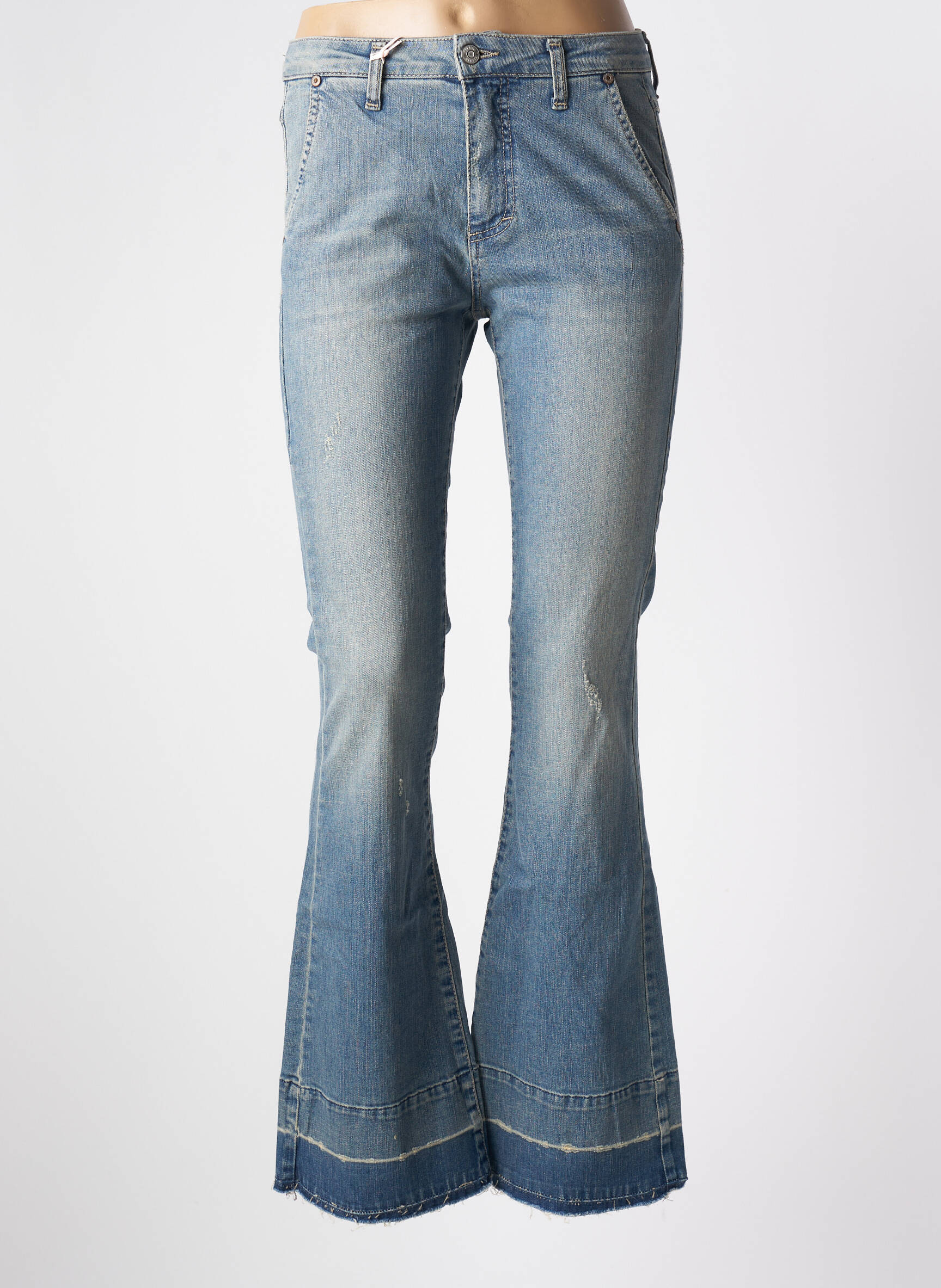 Bootcut džinsai normala dydis normala dydis mėlyna PLEASE moteris
