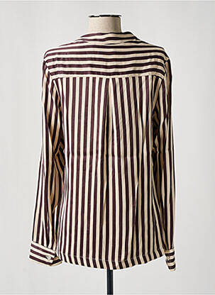 Moteriškas marškinys sklandi forma ilgos rankovės violetinis SHIRTAPORTER moteris