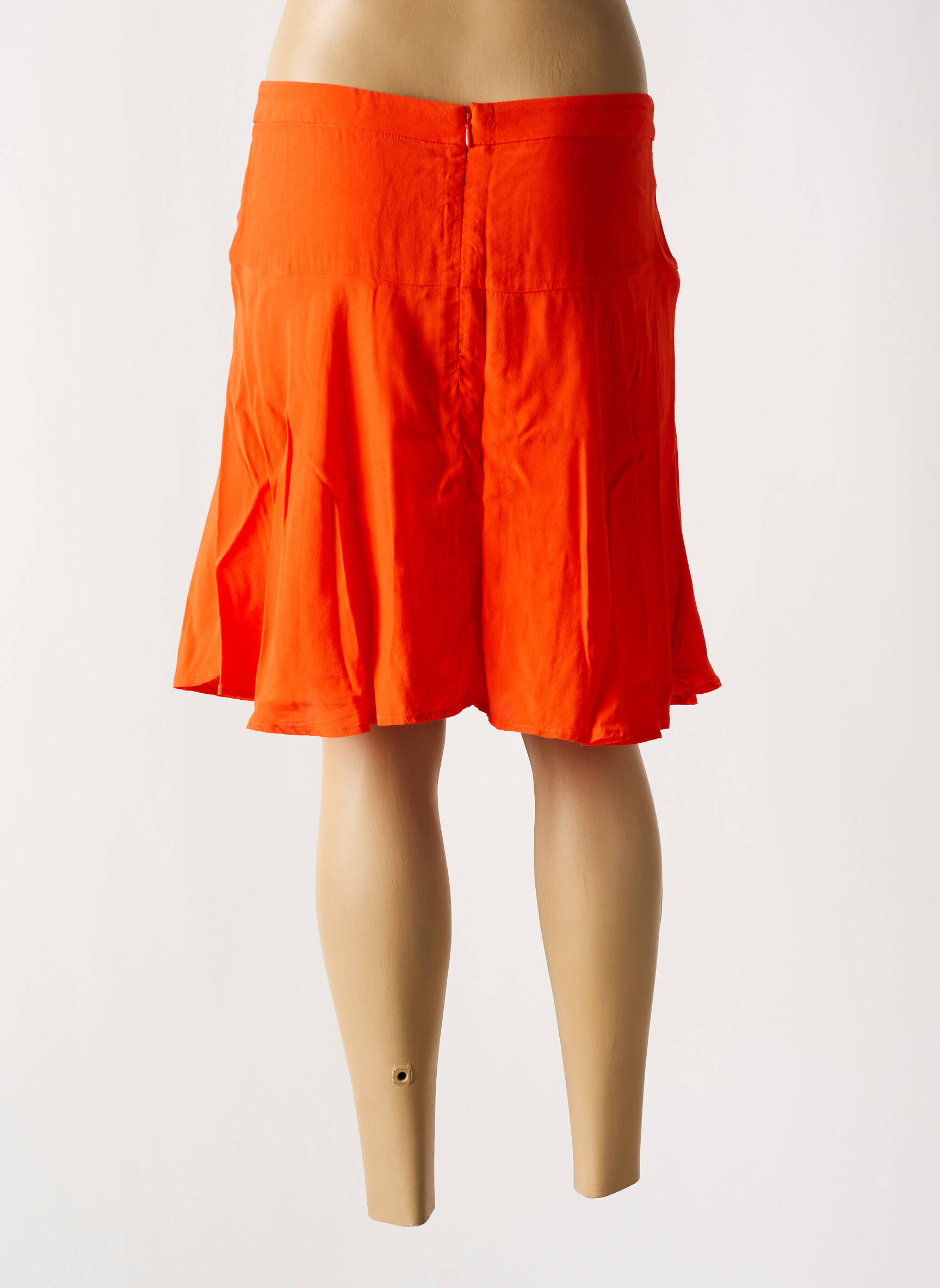 Pusilgis sijonas išplatėjusi kirpimas oranžinė ESPRIT moteris