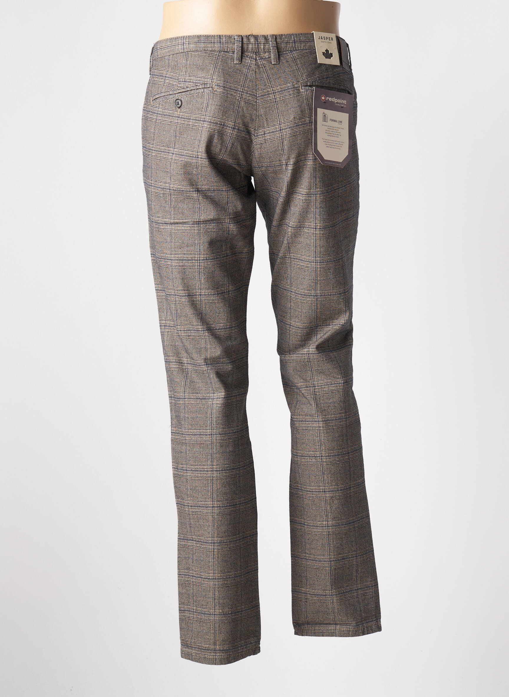 Chino kelnė kišenės pilka RED POINT vyras