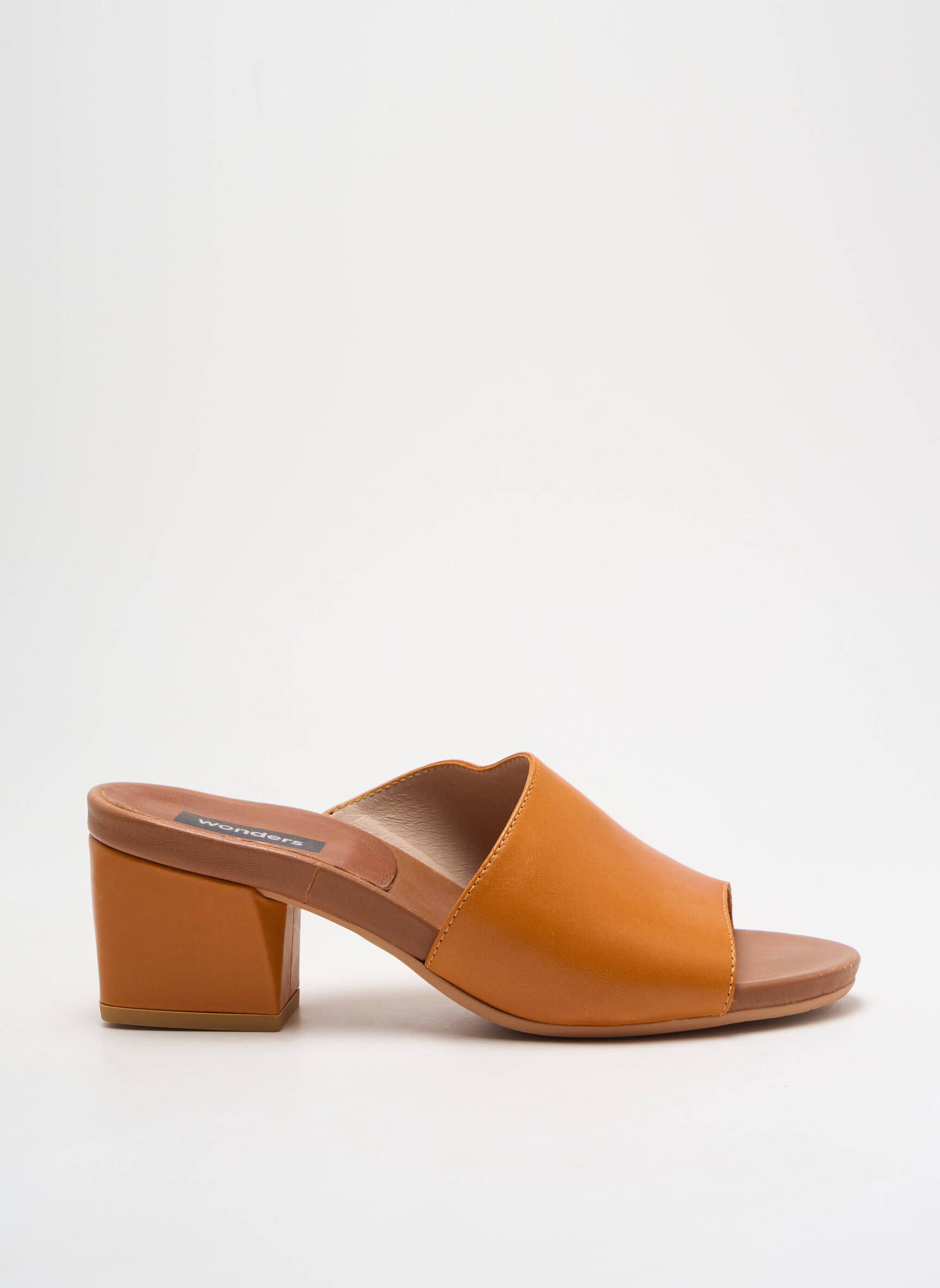 Mule/sabotai satino audinys kulnas nuo 4 iki 6 cm oranžinė WONDERS moteris