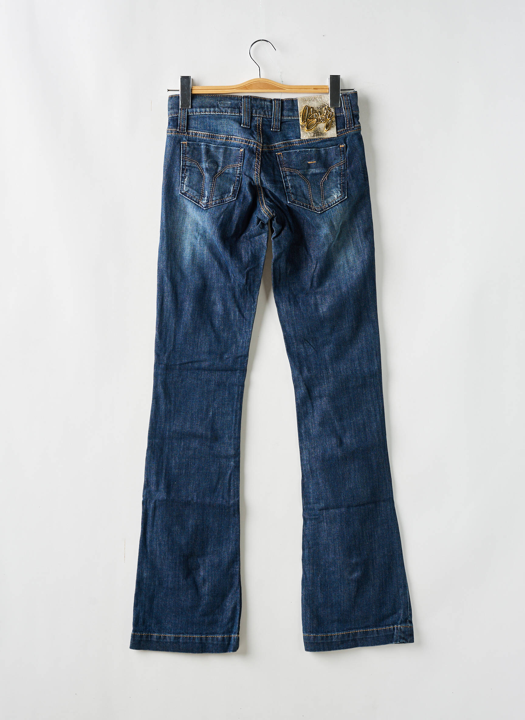 Bootcut džinsai tamprumas maža dydžio mėlyna MISS SIXTY moteris