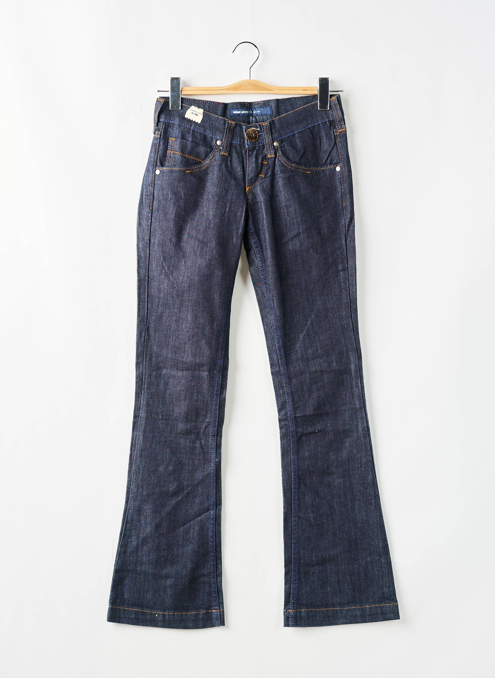 Bootcut džinsai kišenės mėlyna MISS SIXTY moteris