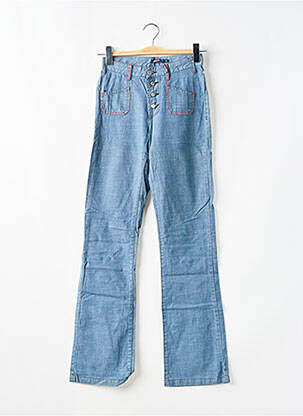 Bootcut džinsai aukšta talija aukšta talija mėlyna TEDDY SMITH moteris