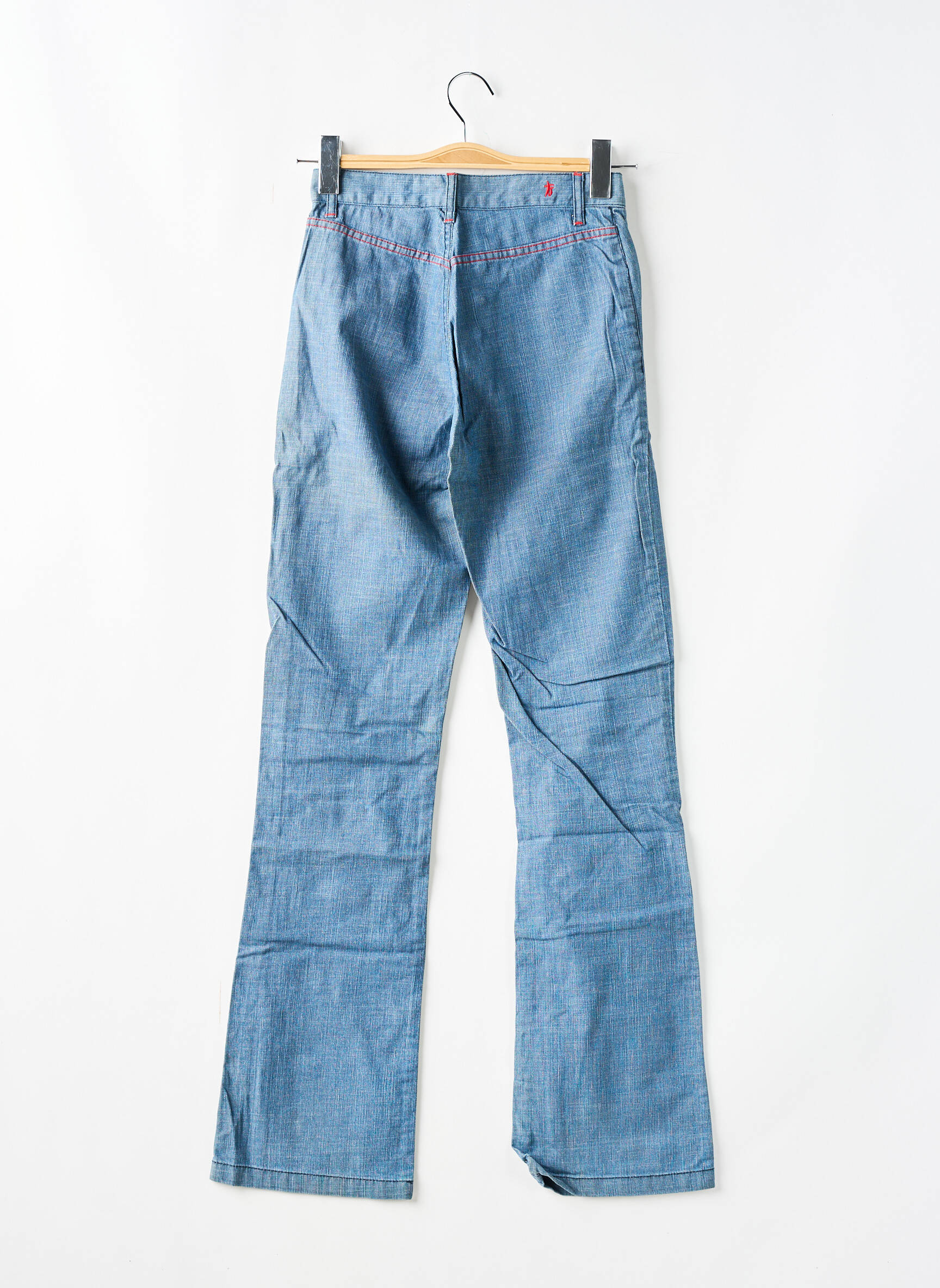 Bootcut džinsai aukšta talija aukšta talija mėlyna TEDDY SMITH moteris