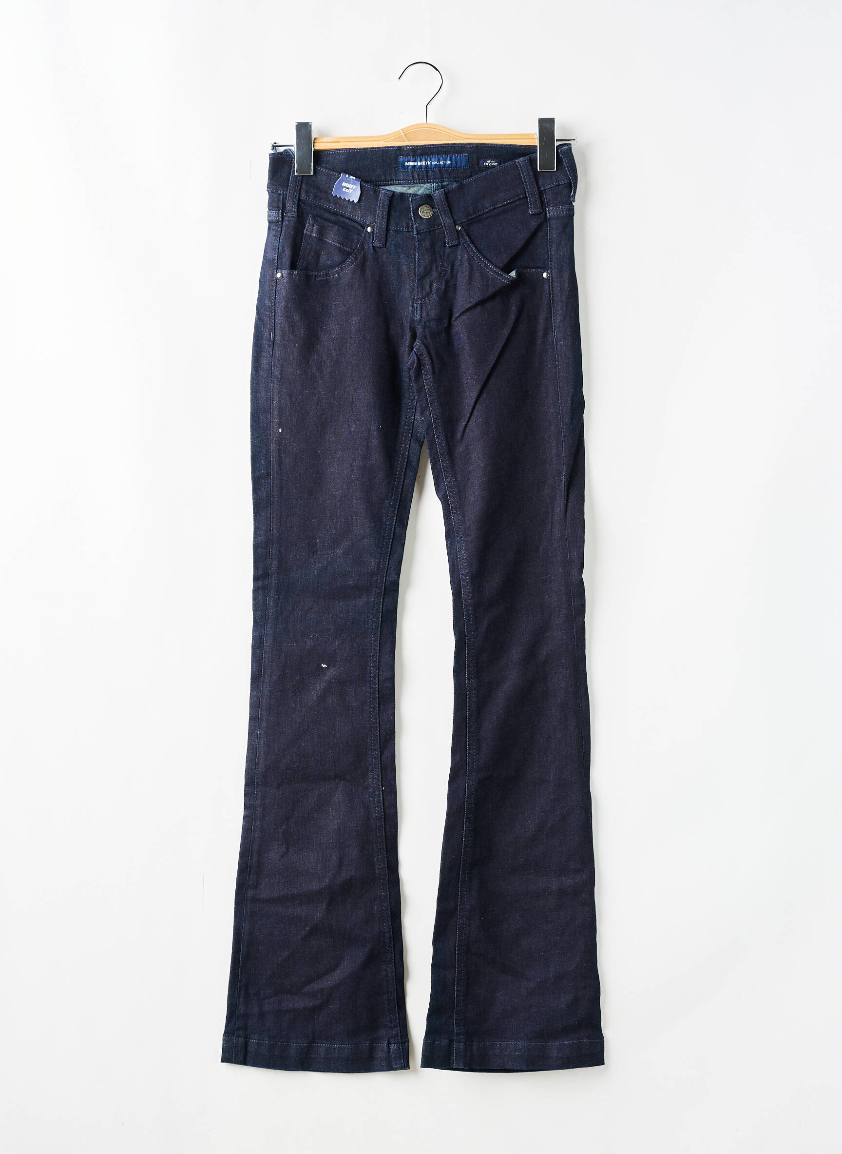 Bootcut džinsai tamprumas maža dydžio mėlyna MISS SIXTY moteris