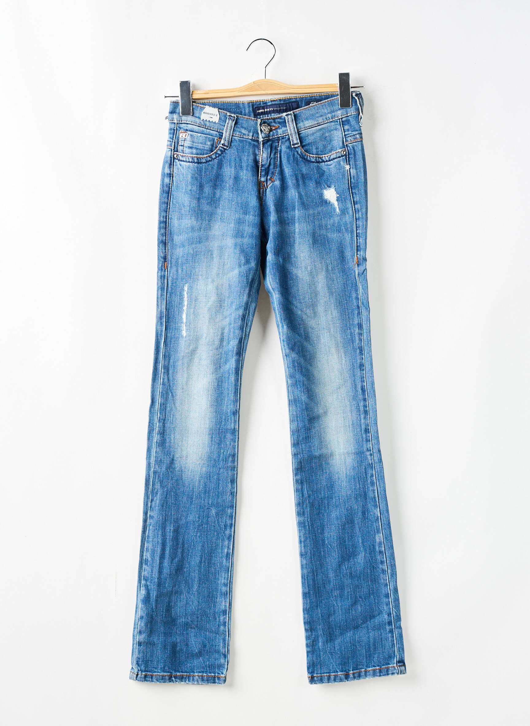 Bootcut džinsai tamprumas maža dydžio mėlyna MISS SIXTY moteris