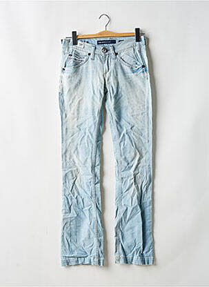 Bootcut džinsai nusidėvėjęs ir išblukęs efektas maža dydžio mėlyna MISS SIXTY moteris