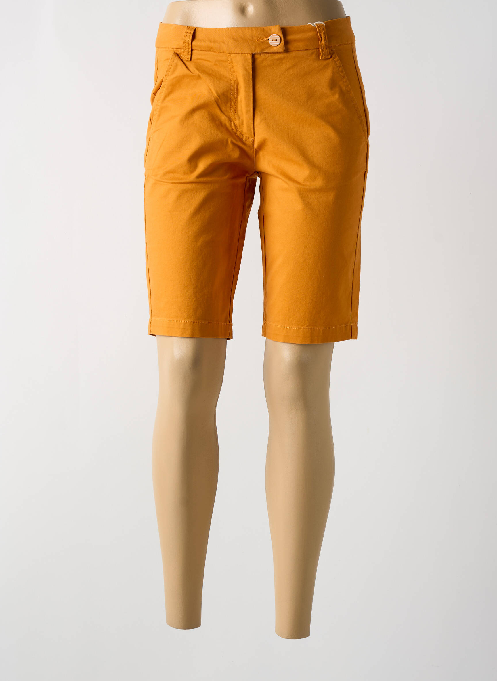 Bermudas oranžinė MOUSQUETON moteris