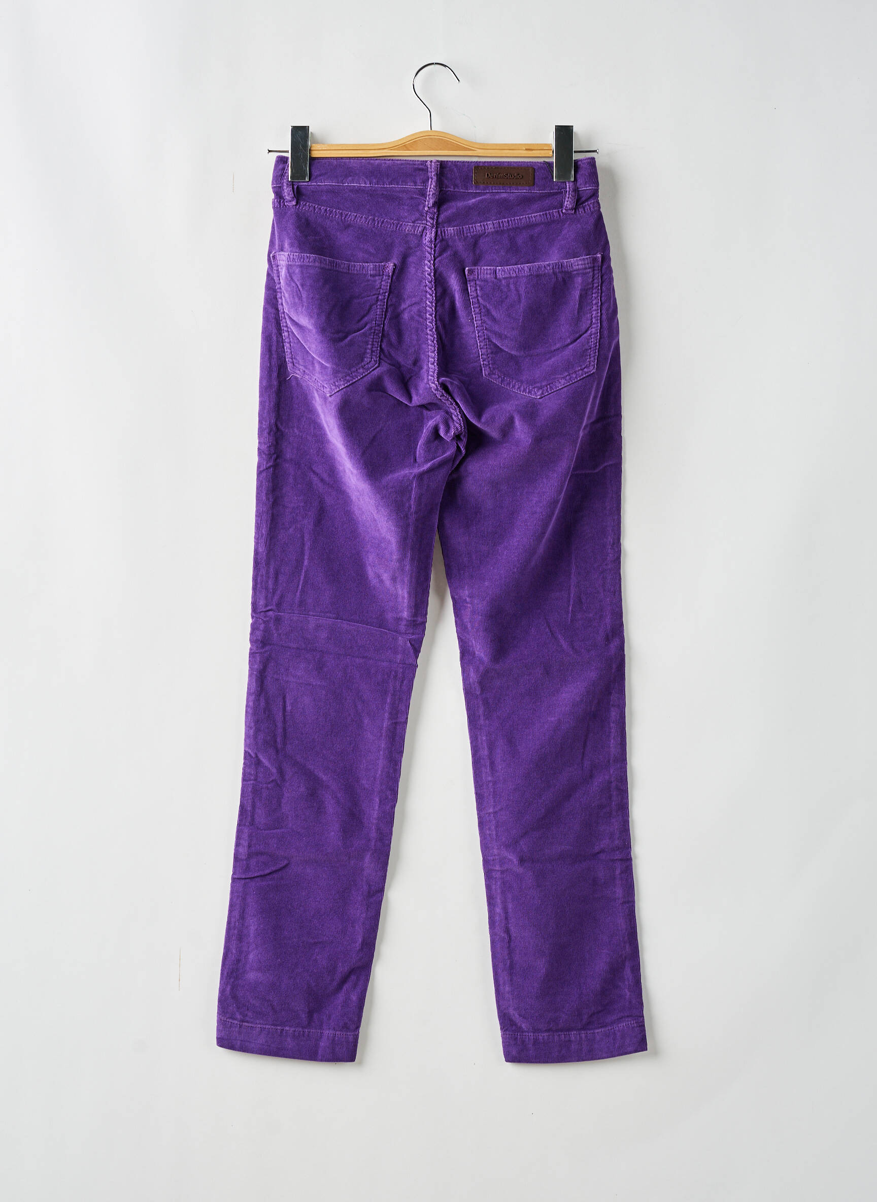 Lieknos kelnės violetinis DENIM STUDIO moteris