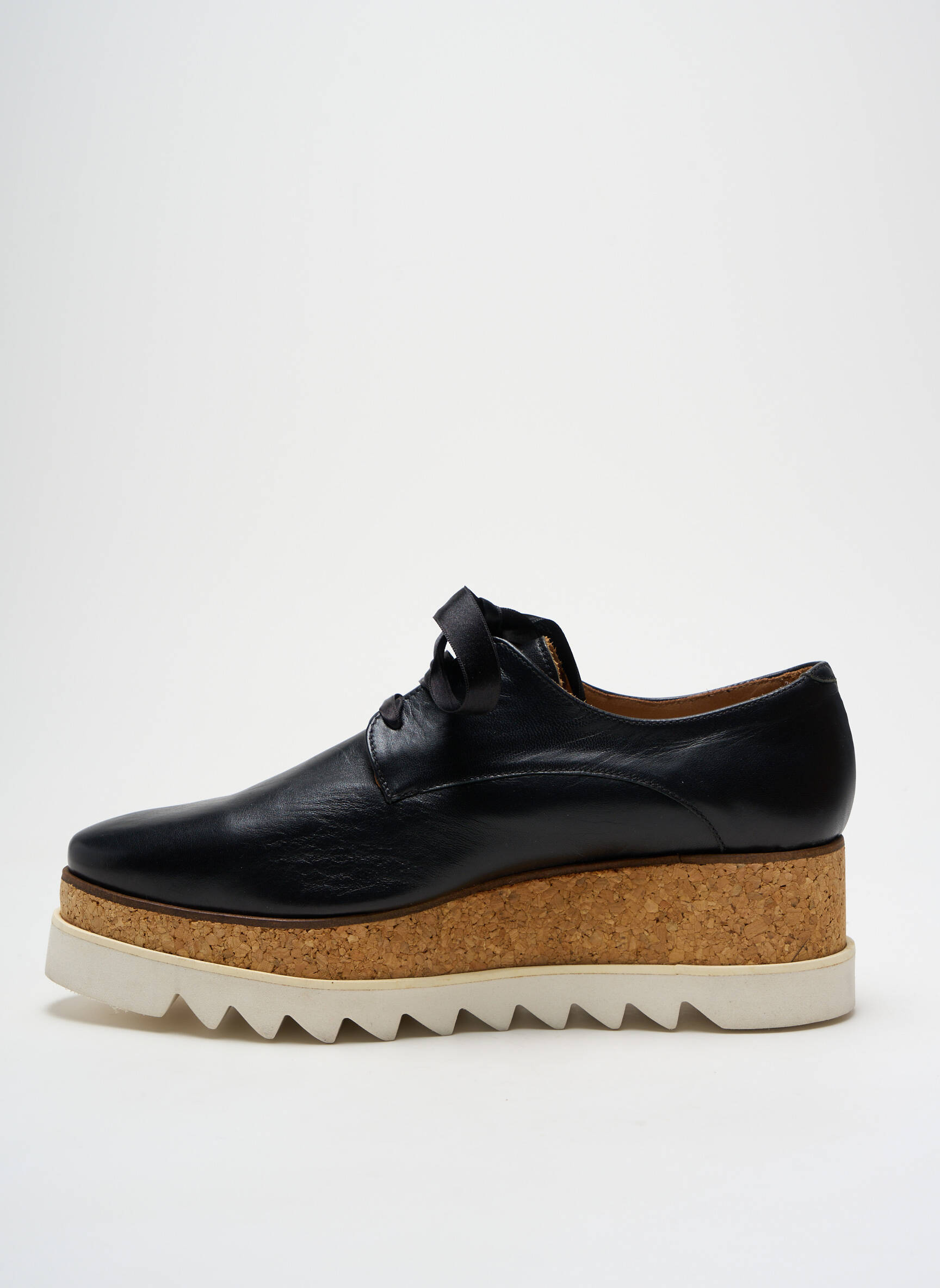 Derbiai satino audinys kulnas nuo 4 iki 6 cm juodas TRUSSARDI JEANS moteris