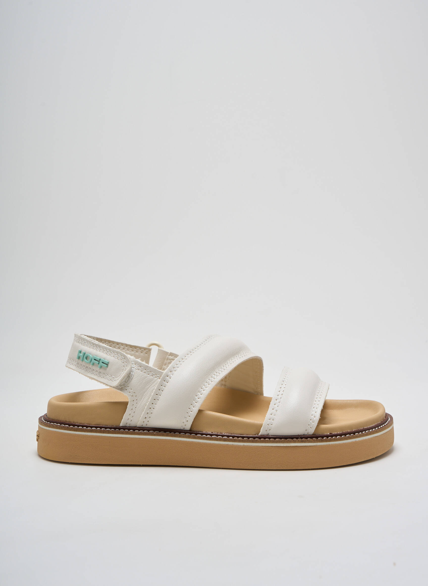 Sandalai/nu pėdos satino audinys kulnas nuo 4 iki 6 cm baltas HOFF moteris