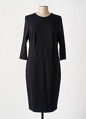 Pusilgių suknelė 3/4 rankovės 3/4 rankovės juodas BASLER moteris