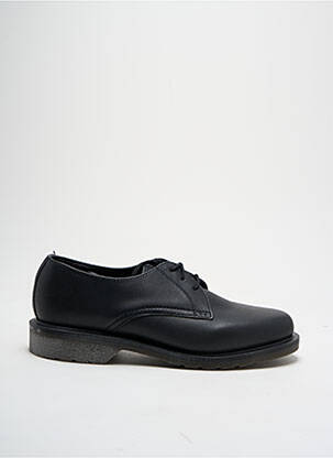 Derbiai satino audinys plokščias kulnas iki 3 cm juodas DR MARTENS moteris