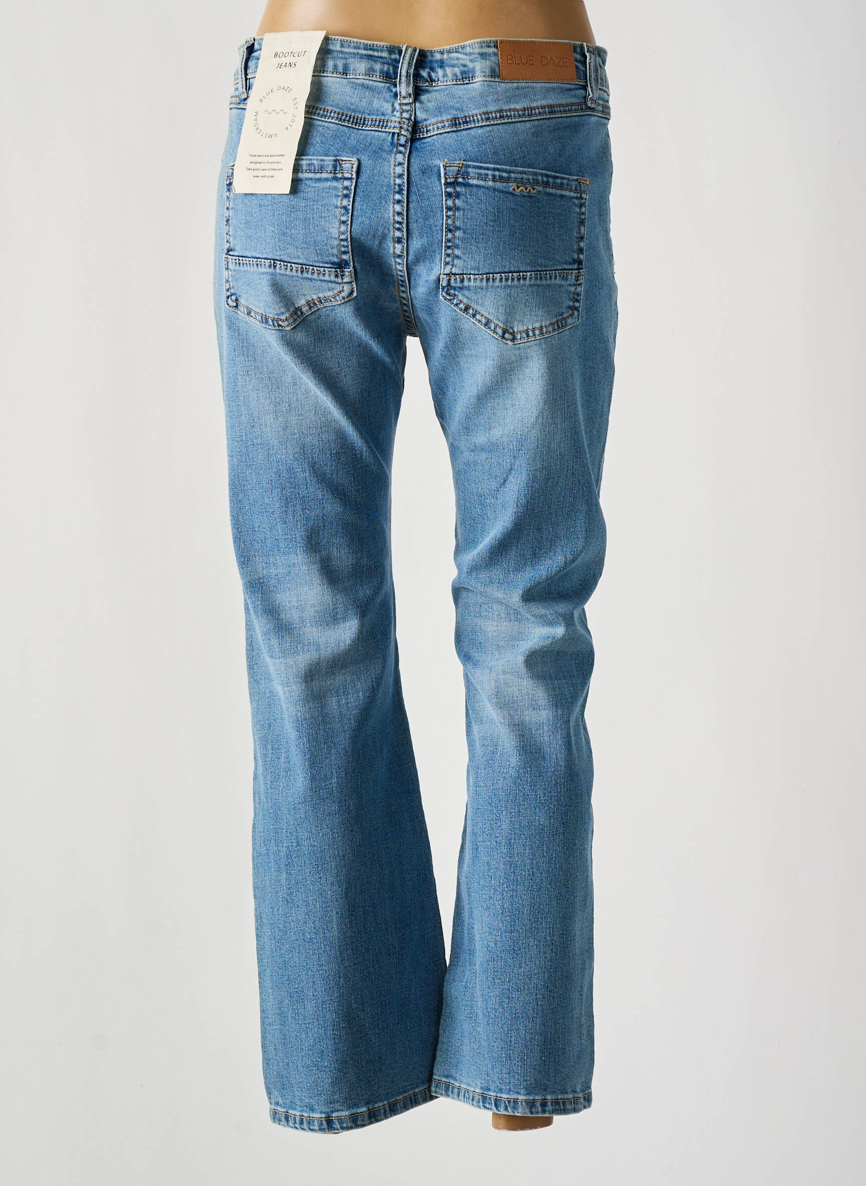 Bootcut džinsai normala dydis normala dydis mėlyna BLUE DAZE moteris