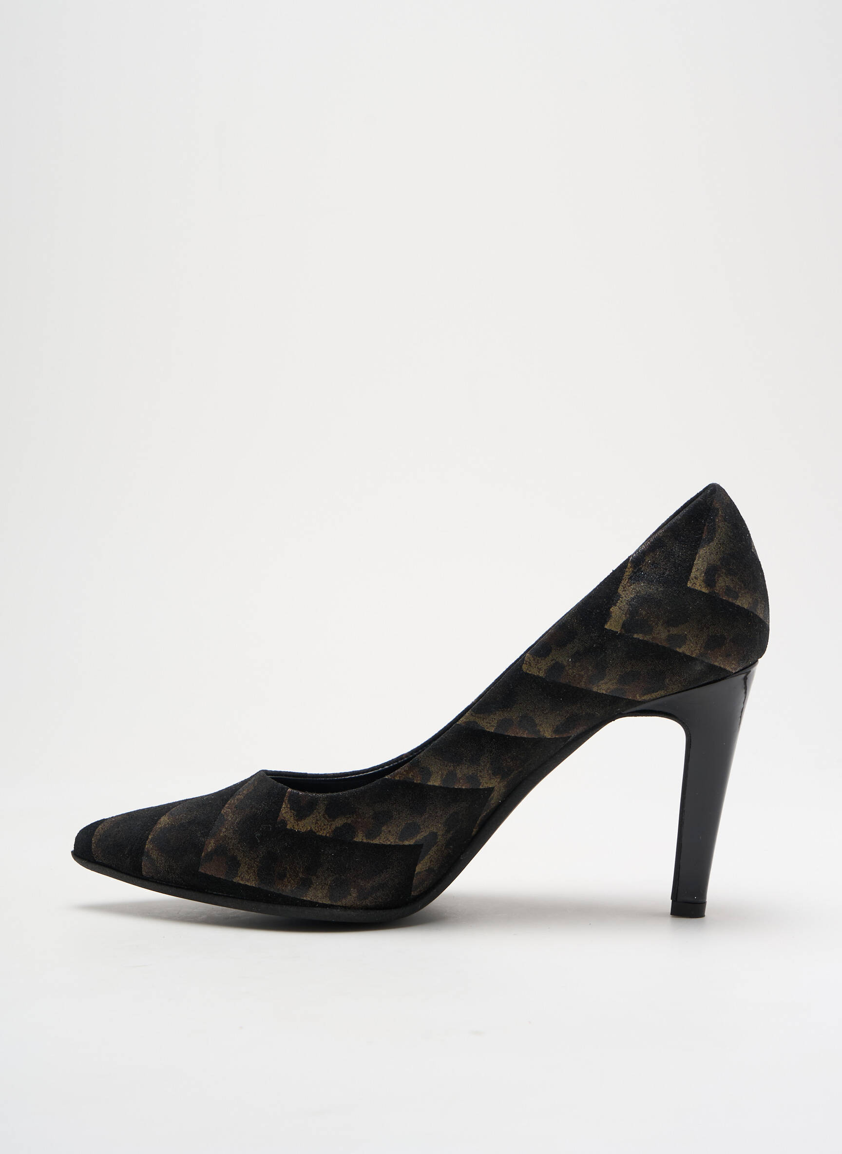 Aukštakulniai satino audinys kulnas nuo 7 iki 9 cm juodas Ô TALONS GRANVILLE moteris