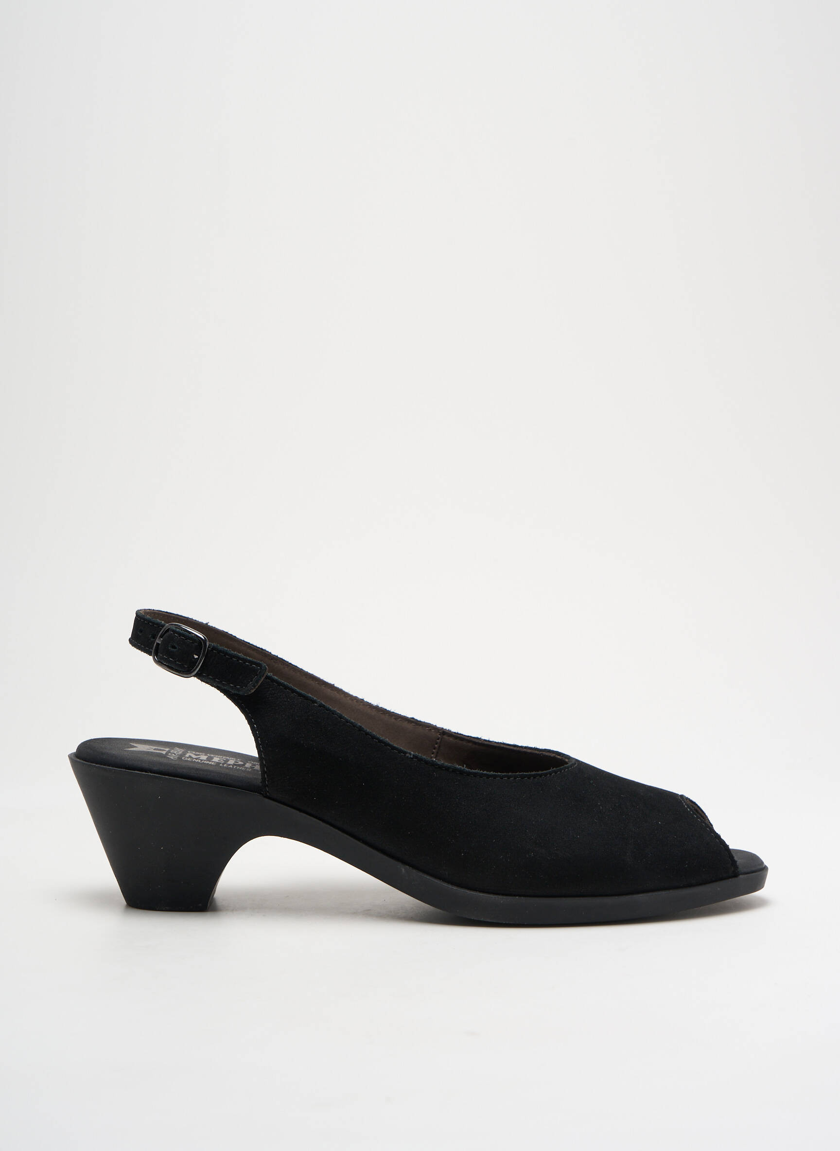 Sandalai/nu pėdos užsegimas kilpa(s) kulnas nuo 4 iki 6 cm juodas MEPHISTO moteris