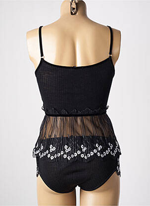 Lingerie rinkinys reguliuojamos elastinės petnešos juodas ARTIMAGLIA moteris