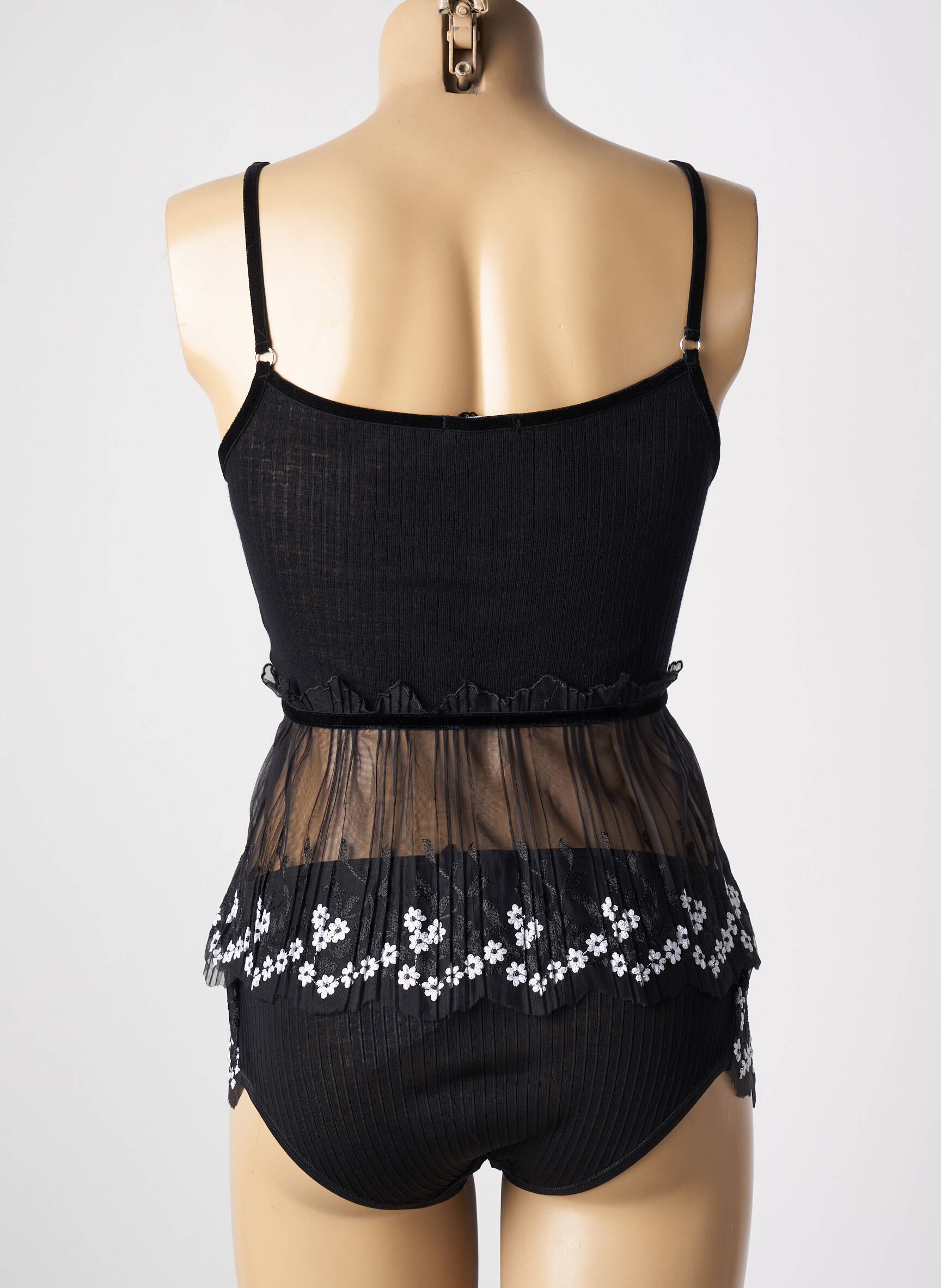 Lingerie rinkinys reguliuojamos elastinės petnešos juodas ARTIMAGLIA moteris
