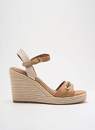 Espadrilės užsegimas kilpa(s) 10 cm ir daugiau aukštakulniai rudas TAMARIS moteris