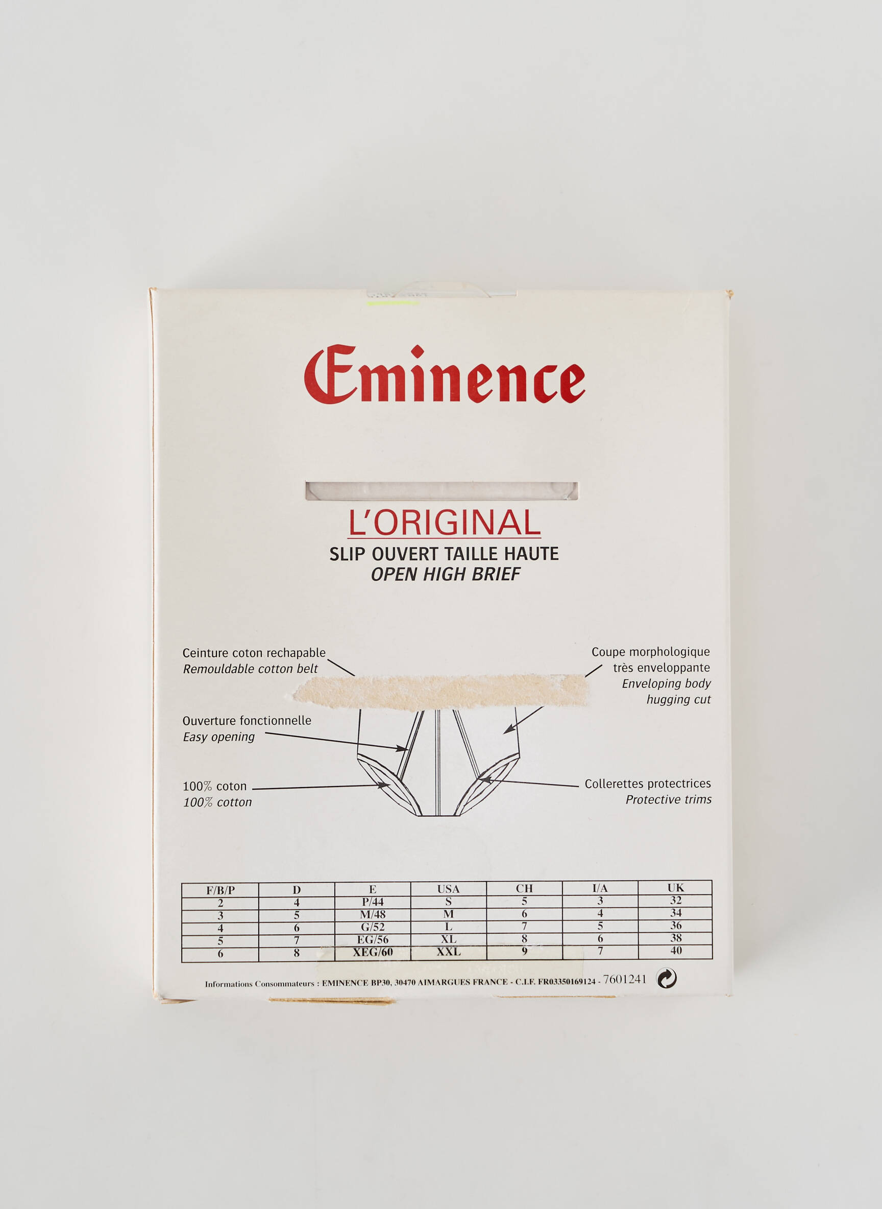 Kelnaitė lengva ir skaidri baltas EMINENCE vyras