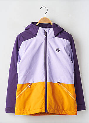 Parka priekinis užtrauktukas su gobtuvu violetinis ZIENER mergina