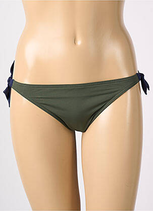 Maudymosi kelnaitės satino efektas bikini žalias PRIMADONNA moteris