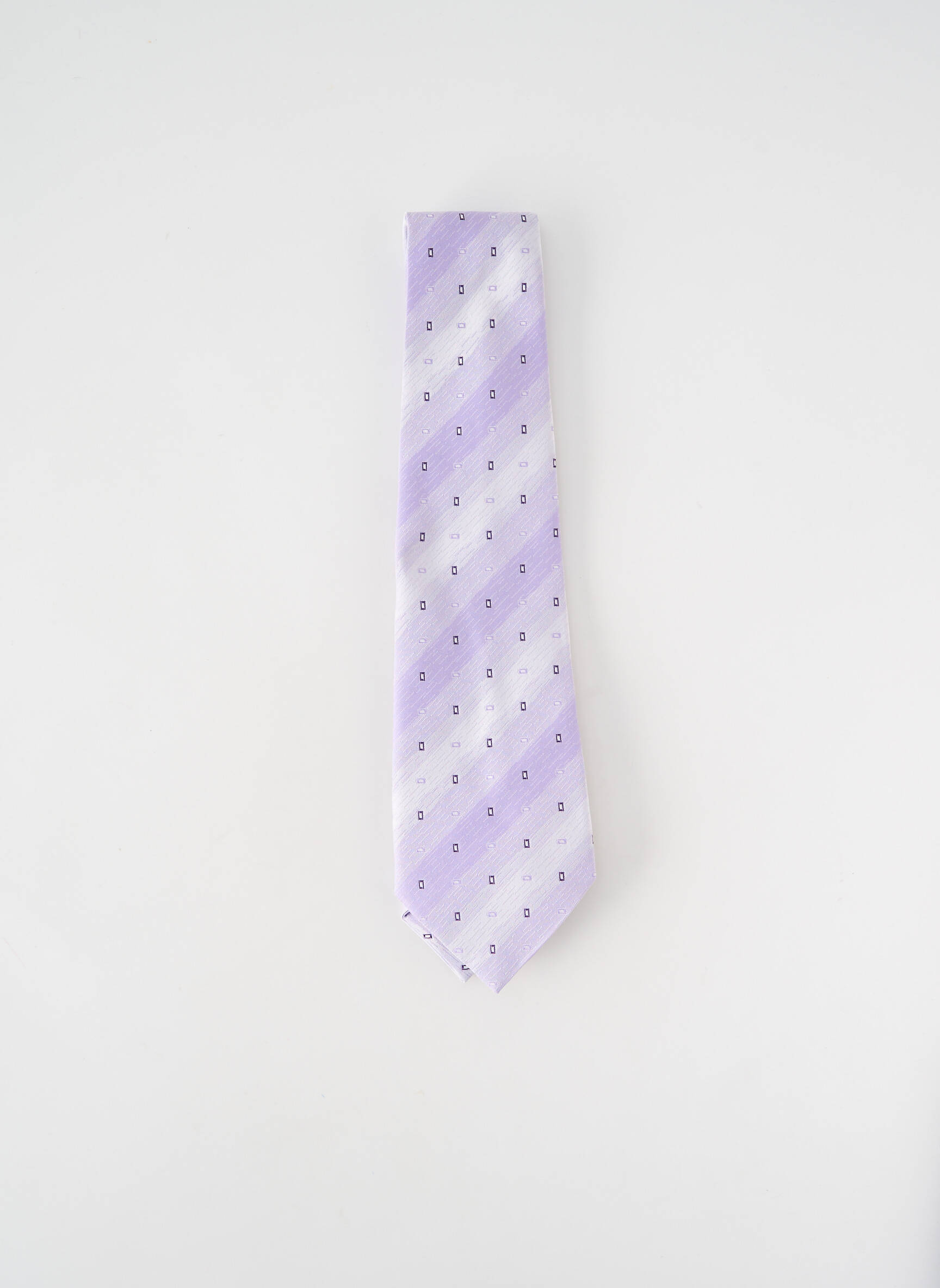 Kaklaraištis fantazijos raštas violetinis CRAVATE DE PRESTIGE vyras