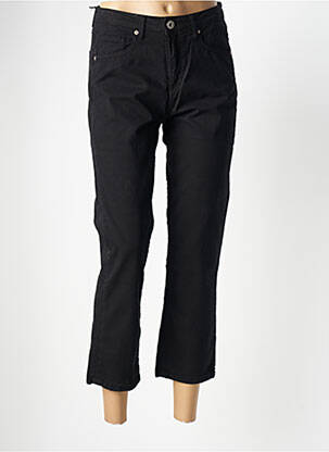 7/8 kelnės aukšta talija aukšta talija juodas DENIM STUDIO moteris