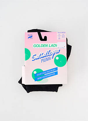 Kojinės pėdkelnės/basai juodas GOLDEN LADY mergina