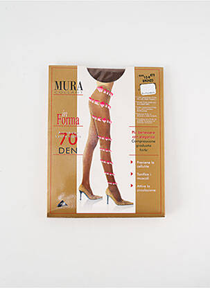 Kojinės tamprumas rudas MURA moteris