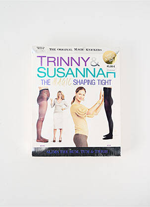 Kojinės tamprumas juodas TRINNY & SUSANNAH moteris