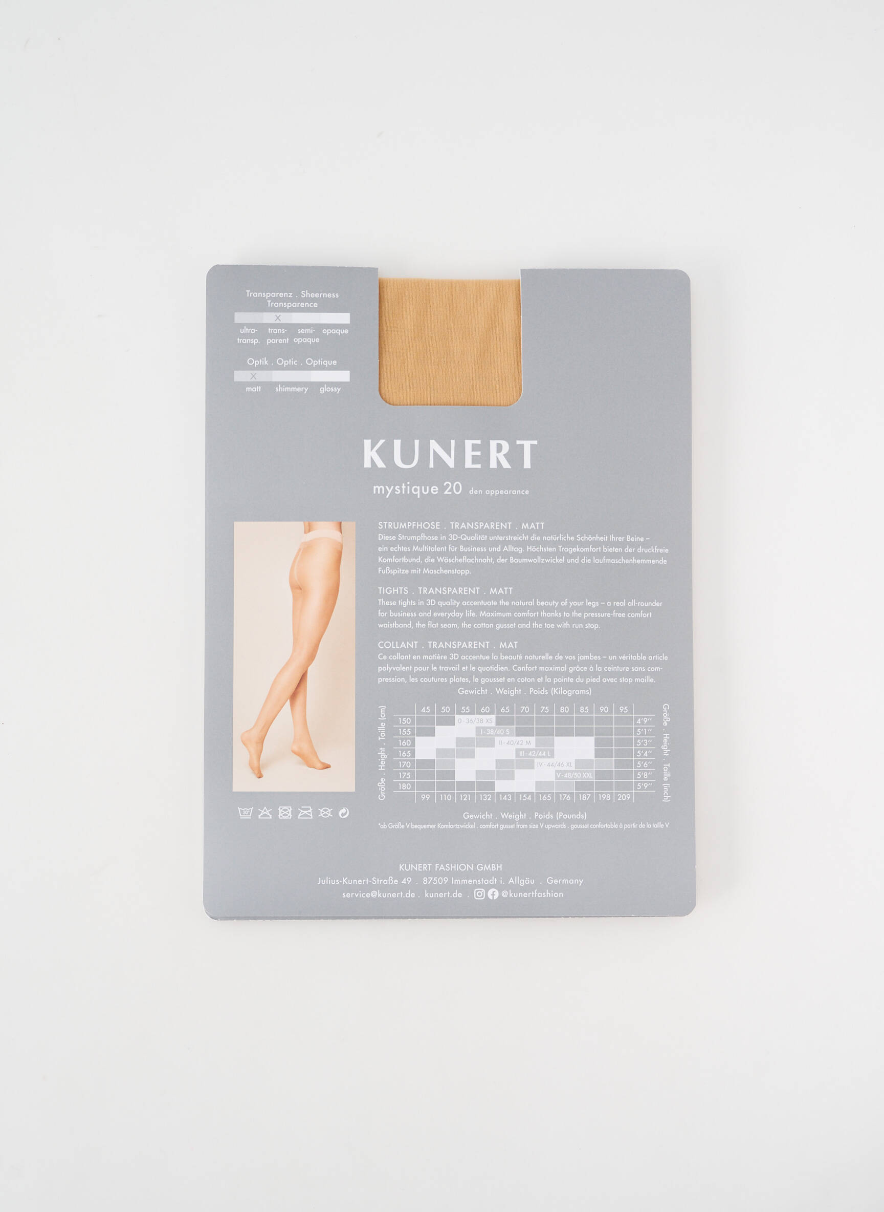 Kojinės tamprumas kremas KUNERT moteris